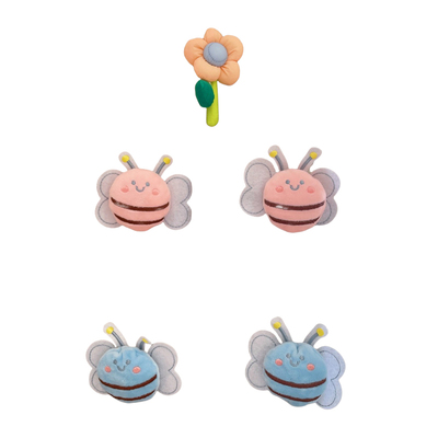 窗帘装饰点缀熊猫花朵动物胸针