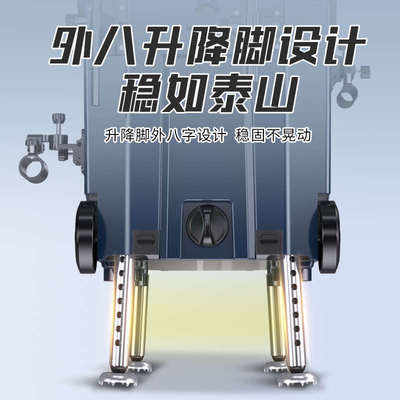 新款钓箱带轮便携多功能钓鱼箱全套加厚台钓箱保温拐角炮台架配件