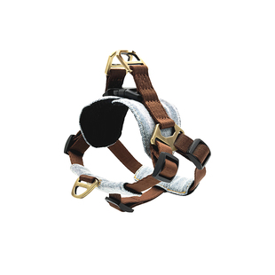 HEARNE紫宠狗牵引绳背心式宠物胸背带小型犬泰迪狗雪纳瑞专用狗绳