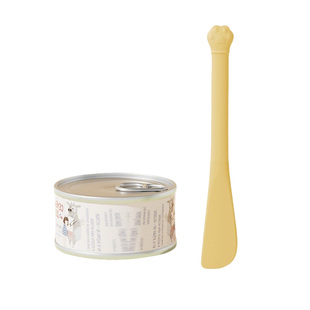 宠物猫罐头勺子长柄猫条喂食器猫粮勺子狗粮勺子罐头密封该开盖器