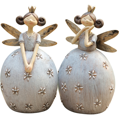 天使森林天脂美式风童话精灵摆件