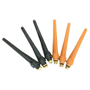 360度旋转角硅胶管焊枪把头黑色QQ-150氩弧焊机枪把焊接耗材配件