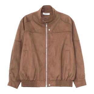 Holocene美式潮牌秋季新款美拉德复古立领夹克痞帅高级感短款上衣