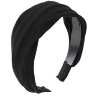 南瓜秋棕针织宽边秋冬发箍2025新款秋冬头箍超宽发带发卡发饰女