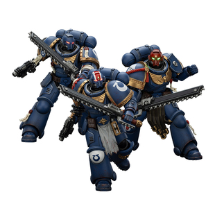 JOYTOY暗源战锤40K星际战士2泰图斯副官珍藏版三人组可动模型