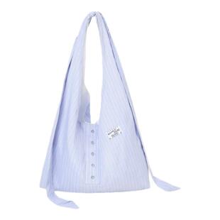 【现货】Nothing Written Narchi蝴蝶结单肩条纹绑带手提腋下包女