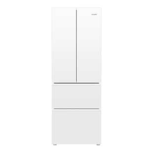 以旧换新统帅海尔出品电冰箱法式白色342升家用一级变频风冷无霜