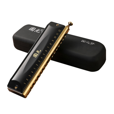 国光12孔16孔半音阶口琴