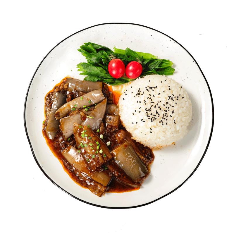 肉末茄子外卖料理包商用批发快餐