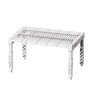 橱柜内分层隔板可伸缩厨房置物架水槽下锅具碗碟收纳架柜子分层架