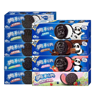 亿滋奥利奥巧克力草莓夹心饼干