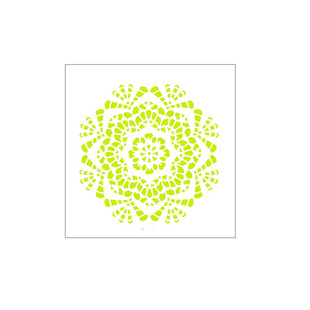 复古蕾丝型板平涂创意美术拓印模板花纹镂空唯美防水喷雾275