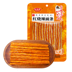 怡冠园红烧辣面条大袋整箱辣条