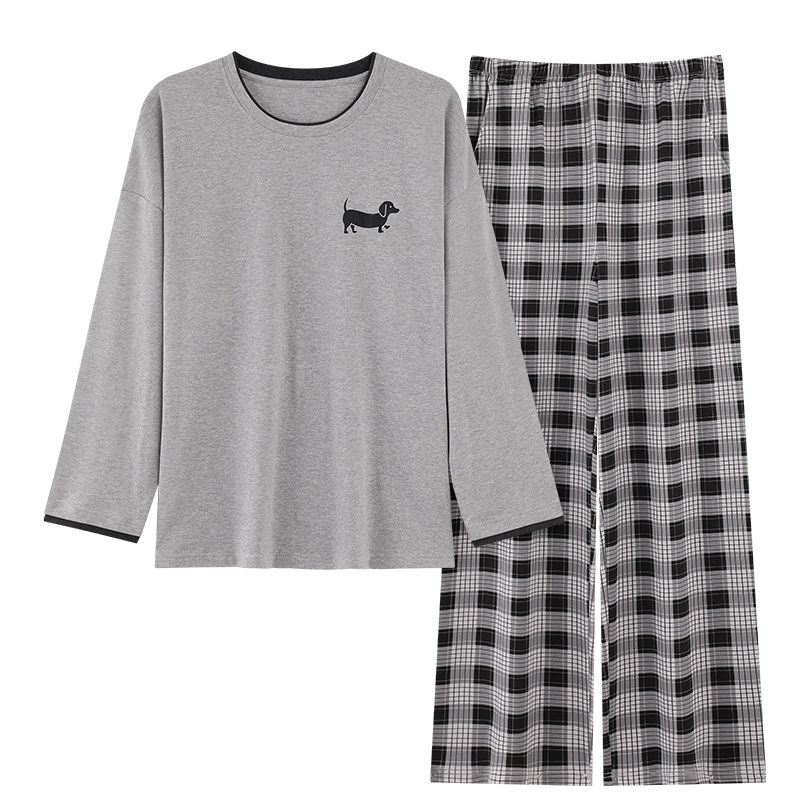 雅鹿100%棉可爱女士家居服套装