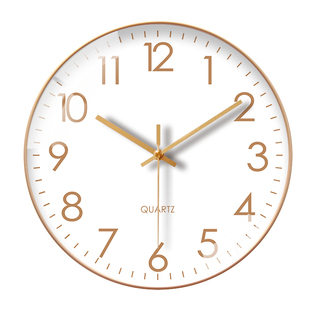 2024新款挂钟客厅家用时尚石英时钟表挂墙式卧室简约现代静音电波