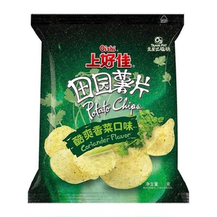 上好薯片70g大包榴莲味番茄味香菜味菠萝味田园薯片休闲零食小吃