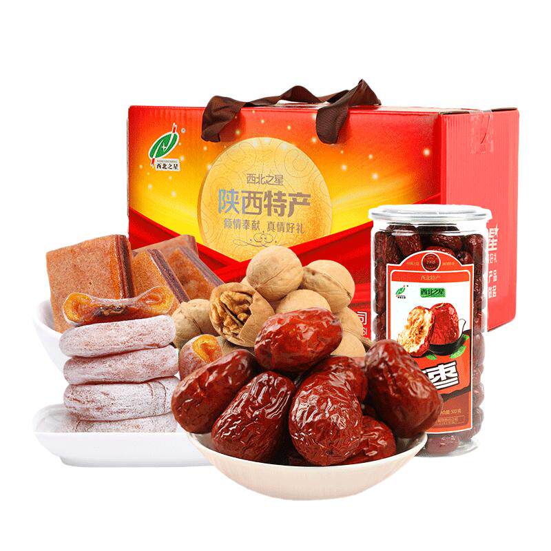 年货狗头枣柿饼大礼包
