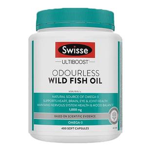 Swisse鱼肝油omega3中老年成人高浓度深海鱼油软胶囊旗舰店正品