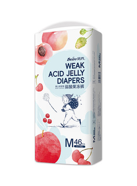 蓓秀弱酸果冻拉拉裤婴儿纸尿裤