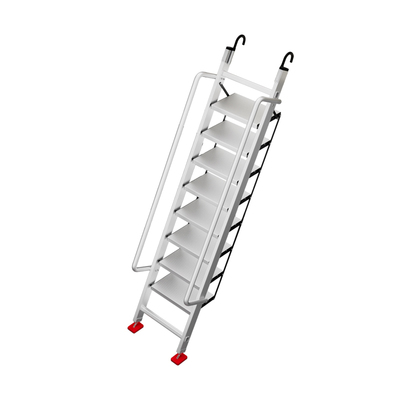 室外专用阁楼梯子加宽铝合金爬梯