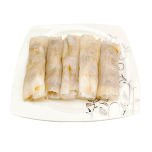 包佬第鲜肉肠粉430g7条早茶餐厅家庭广式猪肉肠粉米粉卷粉半成品