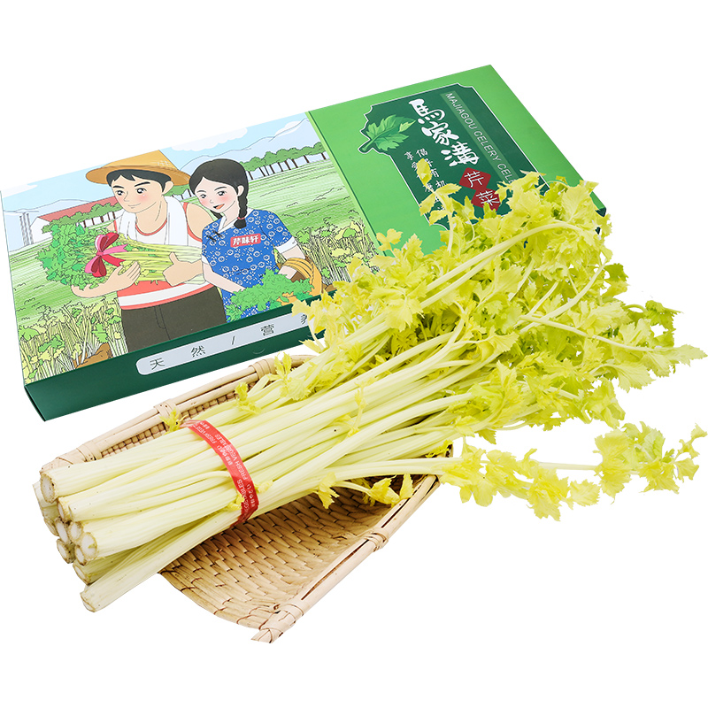 马家沟芹菜脆嫩2斤有机芹菜芯山东青岛平度特产顺丰包邮