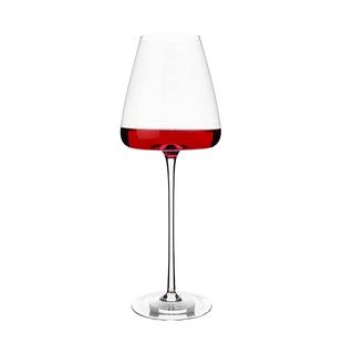 北欧风凹底设计师醒酒红酒杯葡萄酒杯高脚水晶玻璃勃艮第波尔多杯