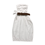 高级感立体剪裁抹胸连衣裙