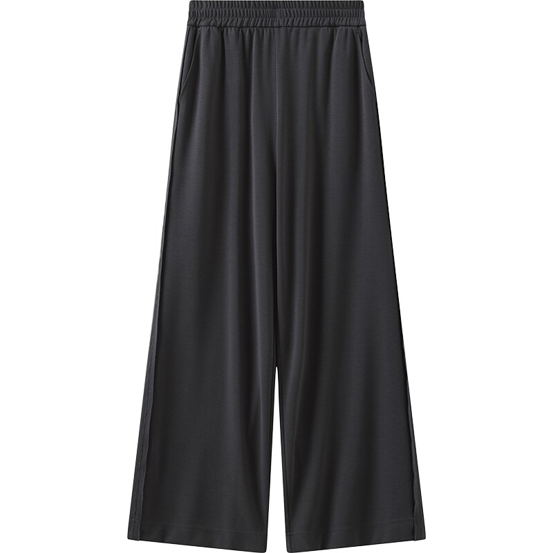 【商场同款】播26夏新品直筒面膜裤女高腰垂感长裤BDT2KD1748
