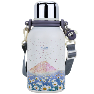 保温水壶大容量保温杯女生高颜值精致高级感泡茶不锈钢学生水杯子