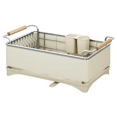 弗林斯碗碟收纳架304不锈钢包边