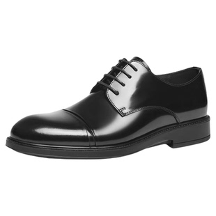 红蜻蜓正装皮鞋2026春季新款男鞋高端商务男士皮鞋通勤德比鞋男鞋