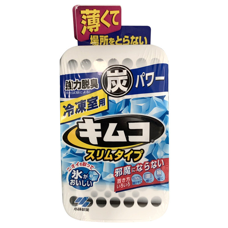日本进口小林制药冰箱冷冻室除味剂家用除异味除臭活性炭超薄型