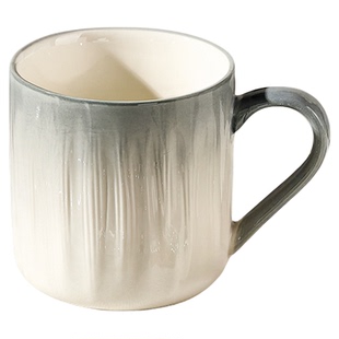 陶瓷马克杯家用水杯男生喝水杯子高级感轻奢设计感办公室咖啡杯