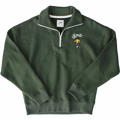 小罗巴西半拉链复古重磅针织卫衣