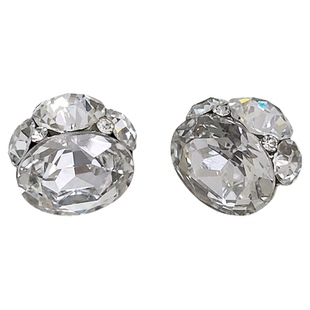 美甲爆闪大钻饰高品质鸽子蛋无底托堆钻饰品锆石闪钻轻奢指甲饰品