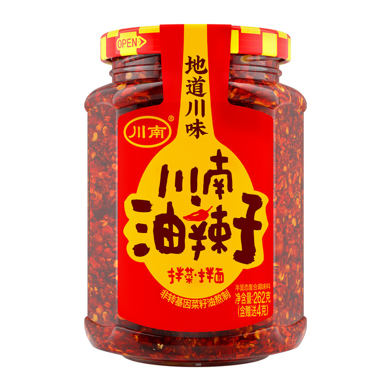 川南下饭红油辣椒酱凉皮拌菜