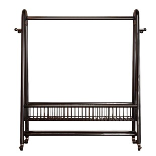 简易衣帽架落地室内房间挂衣架子可移动晾衣架家用卧室衣服收纳架