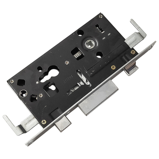 群升佳卫防盗门锁体 方头单双活双快进户门大圆柱锁体 长240*24mm