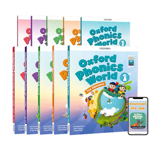 【自营】新版牛津OPW10册套装 Oxford Phonics World Level 1 2 3 4 5 课本+练习册 自然拼读英语练习册 牛津自然拼读世界