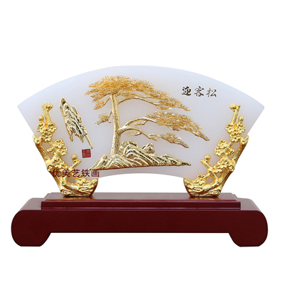 安徽特色芜湖铁画迎客松非遗手工