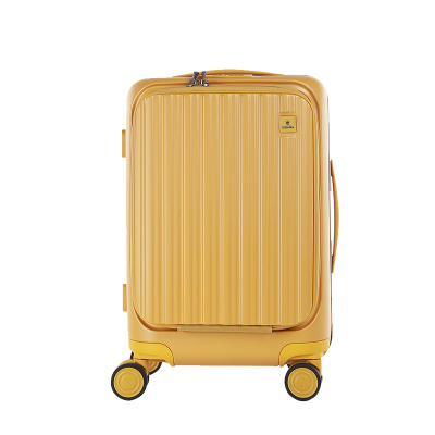 crown皇冠行李箱前置女拉链商务