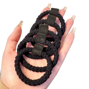 橡皮筋女扎头绳2023年新款简约气质皮套发圈高弹力耐用绑头发发绳