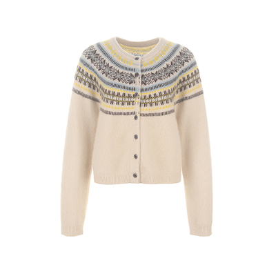 wanatry温柔感费尔岛开衫毛衣