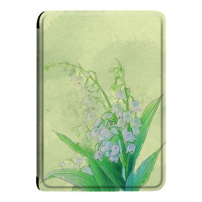 适用kindle铃兰花958简约kpw6/5手持4电子书保护套oasis3/KOBO壳