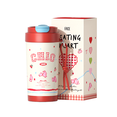 face陶瓷内胆咖啡保温杯