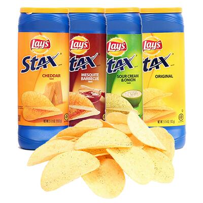 桶装墨西哥乐事薯片stax原装进口