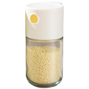 定量盐罐调料罐厨房家用玻璃调料盒调味瓶罐烧烤撒盐神器组合套装