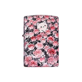 【新年礼物】zippo打火机花田萌宠官方煤油防风高颜值收藏送男士