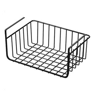 桌下收纳挂篮学生书桌办公室文件分层收纳储物挂篮宿舍挂式置物架